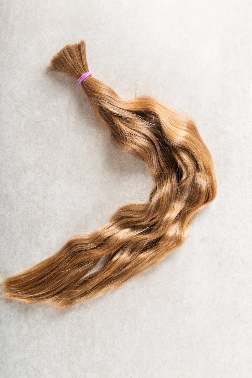 Cut Long Hair as Donation for Cancer Charity